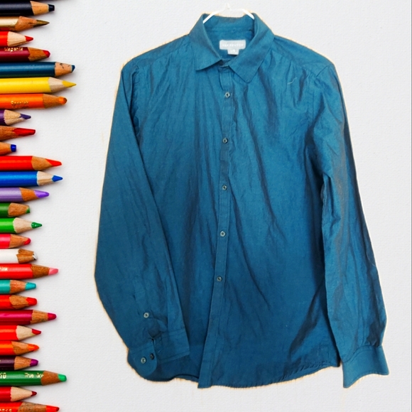 Van Heusen Other - 3/$25 Van Heasen Boys 14/16 Dark Turquoise